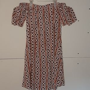 Off the shoulder mini dress